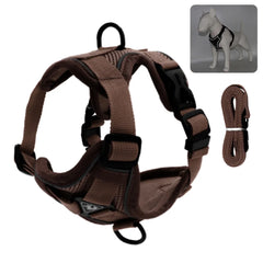 Escape-Proof Breathable Cat Harness with Reflective Leash for Outdoor Walks