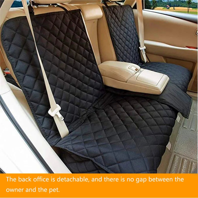 Dog Car Seat Cover: Waterproof Pet Carrier Mat Cushion Protector - Non-slip Fold  petlums.com   