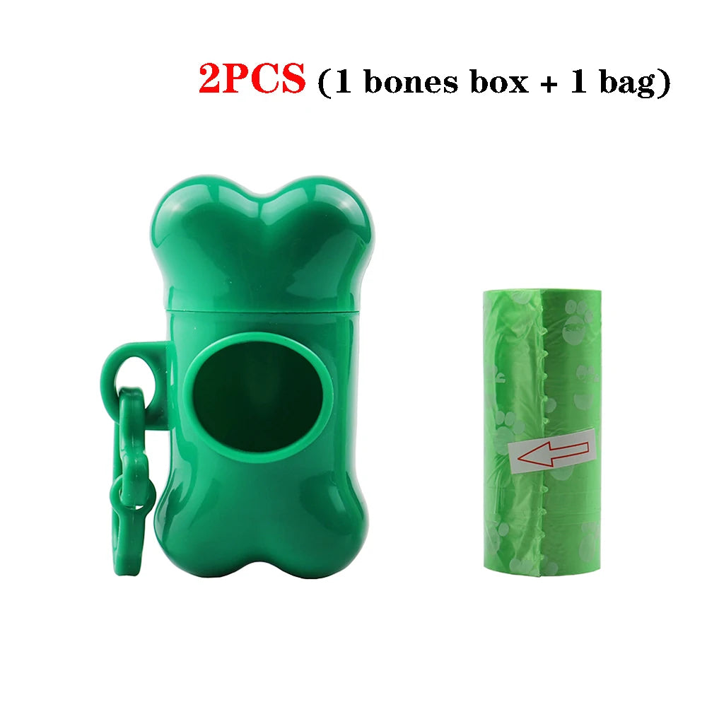 Bone Shaped Pet Waste Bag Dispenser: Portable, Environmentally Friendly, Convenient for Walks  petlums.com   