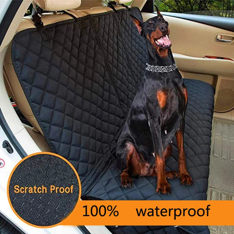 Dog Car Seat Cover: Waterproof Pet Carrier Mat Cushion Protector - Non-slip Fold  petlums.com   