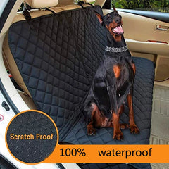 Dog Car Seat Cover: Waterproof Pet Carrier Mat Cushion Protector - Non-slip Fold