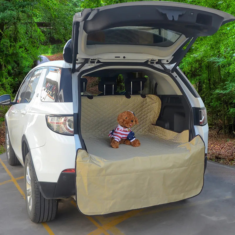 Pet Car Seat Cover: Waterproof Trunk Protector & Dog Carrier Blanket  petlums.com   