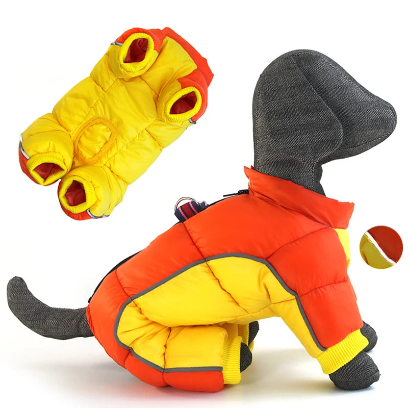 Winter Dog Clothes: Reflective Puppy Clothing, French Bulldog Costume, Chihuahua Jacket  petlums.com   