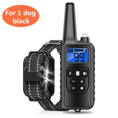 Rechargeable Dog Training Collar: Waterproof Barking Control with Remote & LCD Display
