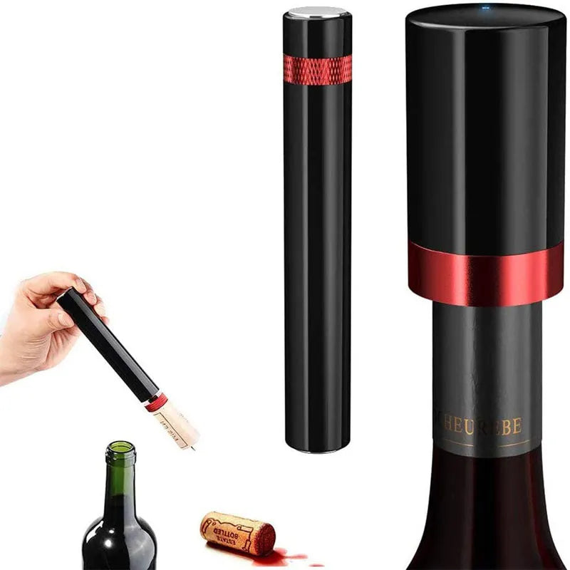 Portable Air Pressure Wine Opener for Easy Cork Removal  petlums.com   
