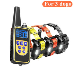 Electric Dog Training Collar with Remote Control - Waterproof and Rechargeable