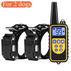 Electric Dog Training Collar: Remote Control Rechargeable Shock Vibration Sound