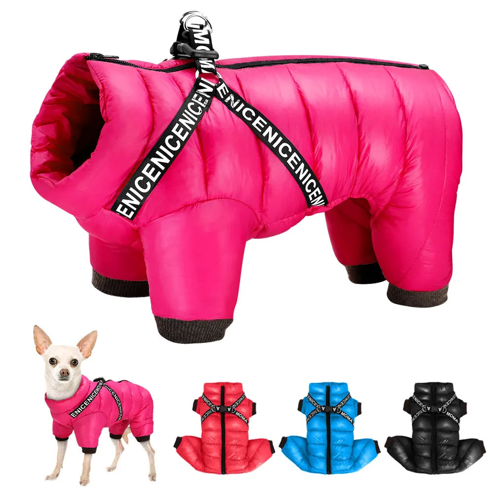 Winter Dog Jacket Coat: Super Warm Waterproof Hoodies for Small Medium Dogs  petlums.com   