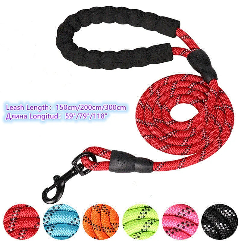 Reflective Strong Dog Leash for Golden Retrievers: Personalized, Quick Release, 6 Colors  PetLums   