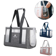 Breathable Cat Carrier Bag: Stylish Travel Pet Handbag for Cats & Dogs