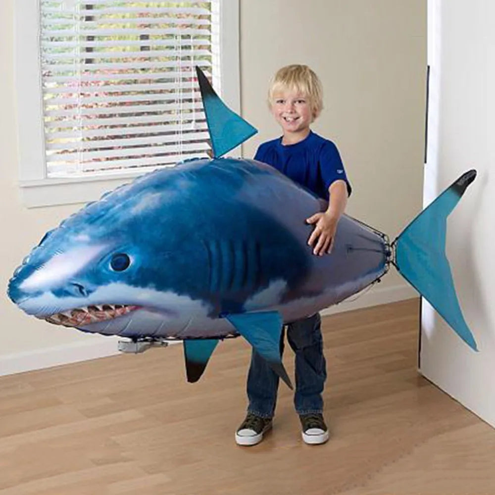 Inflatable Shark & Clown Fish RC Air Swimmers: Indoor Fun & Great Gift for Kids  petlums.com   