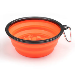 Travel Foldable Dog Bowl: Convenient Pet Feeder for On-the-Go Owners