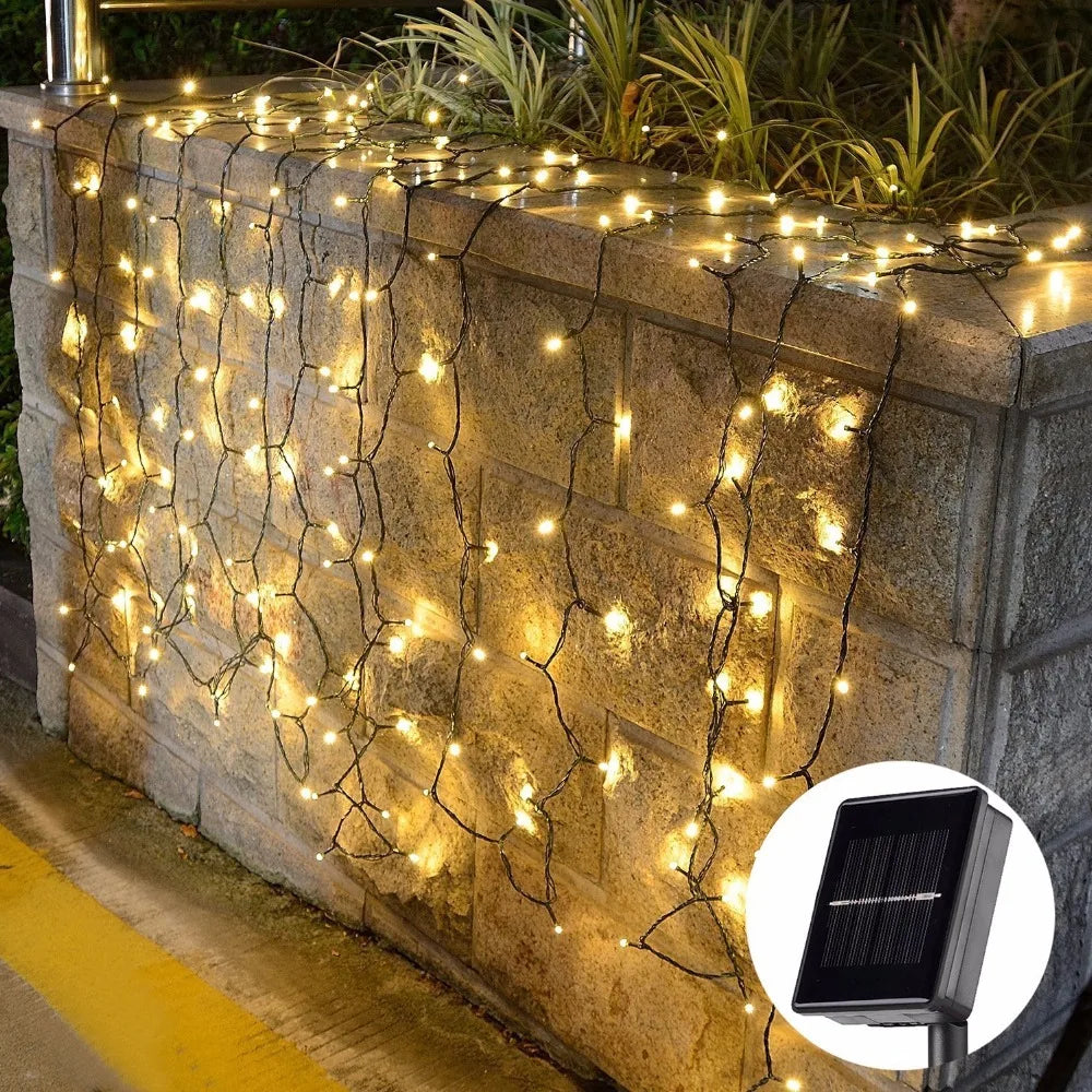 Solar Fairy Garden String Lights: Waterproof Outdoor Christmas Decoration  petlums.com   