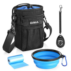 ORIA Dog Training Pouch with Waste Bag Dispenser & Accessories
