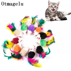 Cute Feather Cat Toys: Interactive Training Supplies for Pets