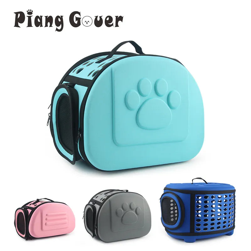 Pure Color Portable Pet Carrier: Stylish Travel Bag for Cats and Dogs  petlums.com   