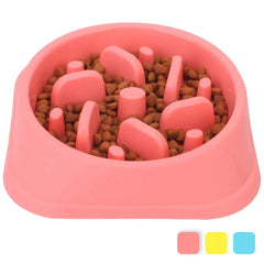 Slow Feeder Dog Bowl: Healthy Anti-Asphyxiation Food Container for Pet Puppies