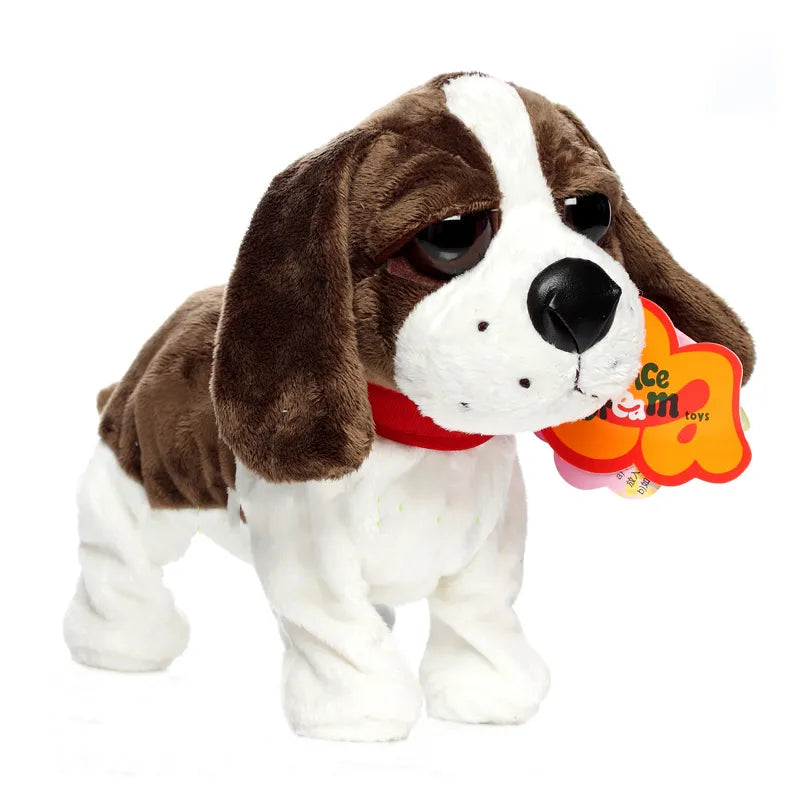 Interactive Husky Pekingese Robot Dog Toy: Sound Control, Walk, Bark - Kids Fun  petlums.com   