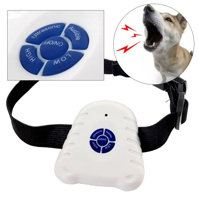 Ultrasonic Anti-Bark Training Collar for Small Dogs: Humane Barking Control  petlums.com   