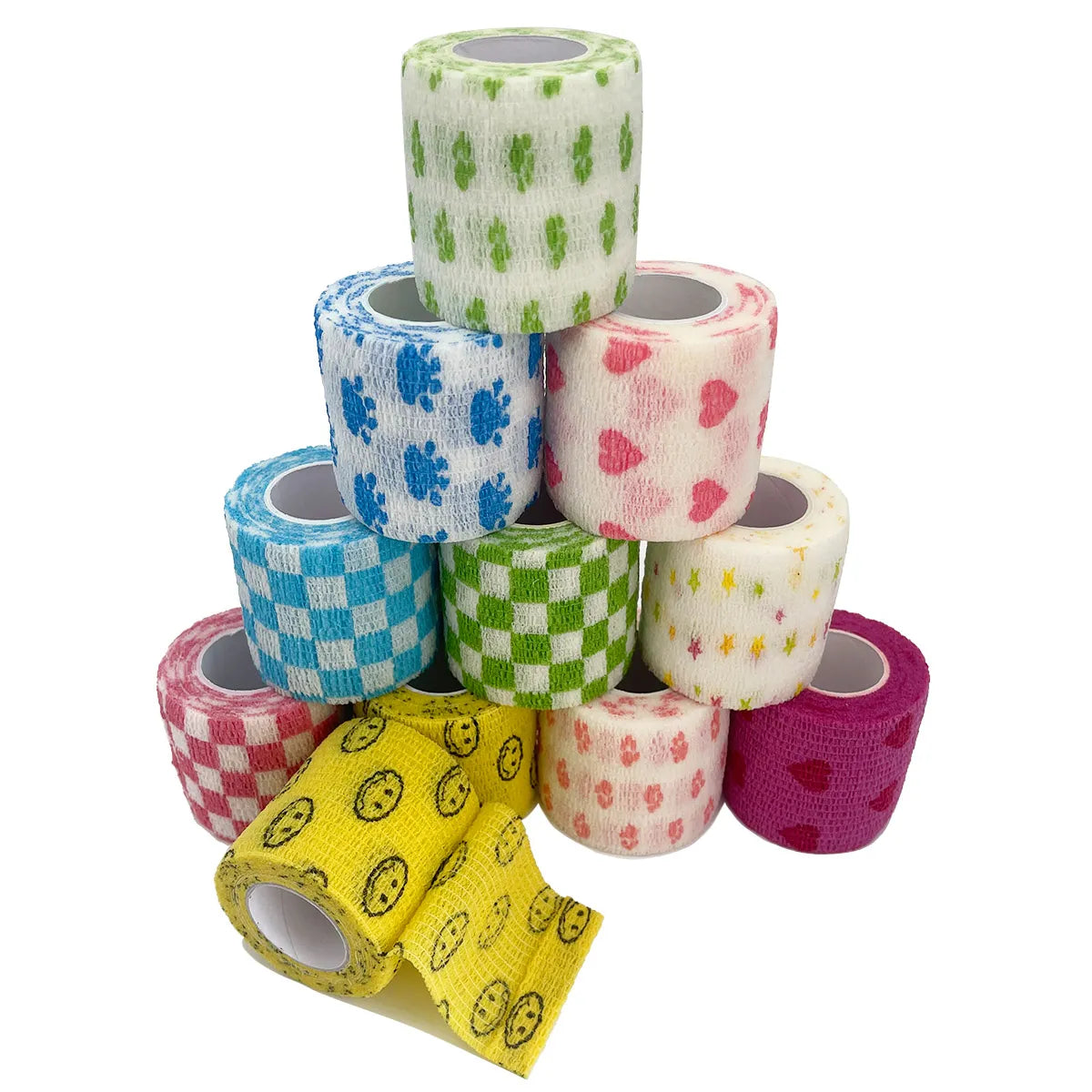 Colorful Elastic Sports Tape for Joints & Injuries: Versatile & Comfortable Support  petlums.com   