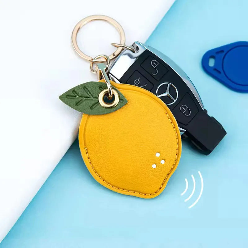 Strawberry Lemon Airtag Case: Cute GPS Anti-lost Keychain Protects Pet Collar  petlums.com   