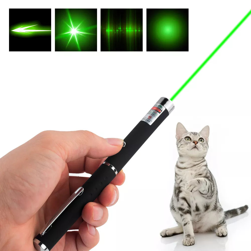 Laser Pointer Interactive Pet Toy & Office Pen: Powerful Red Dot Light Sight & Interactive Tool  petlums.com   