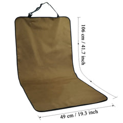 Waterproof Pet Car Seat Cover: Durable Protector for Cat Dog Carrier - Easy Install, Versatile Usage & Anti-Scratch Polyester