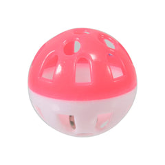 Colorful Rolling Bell Ball Bird Toy for Parakeet Cockatiel Chew Cage Fun