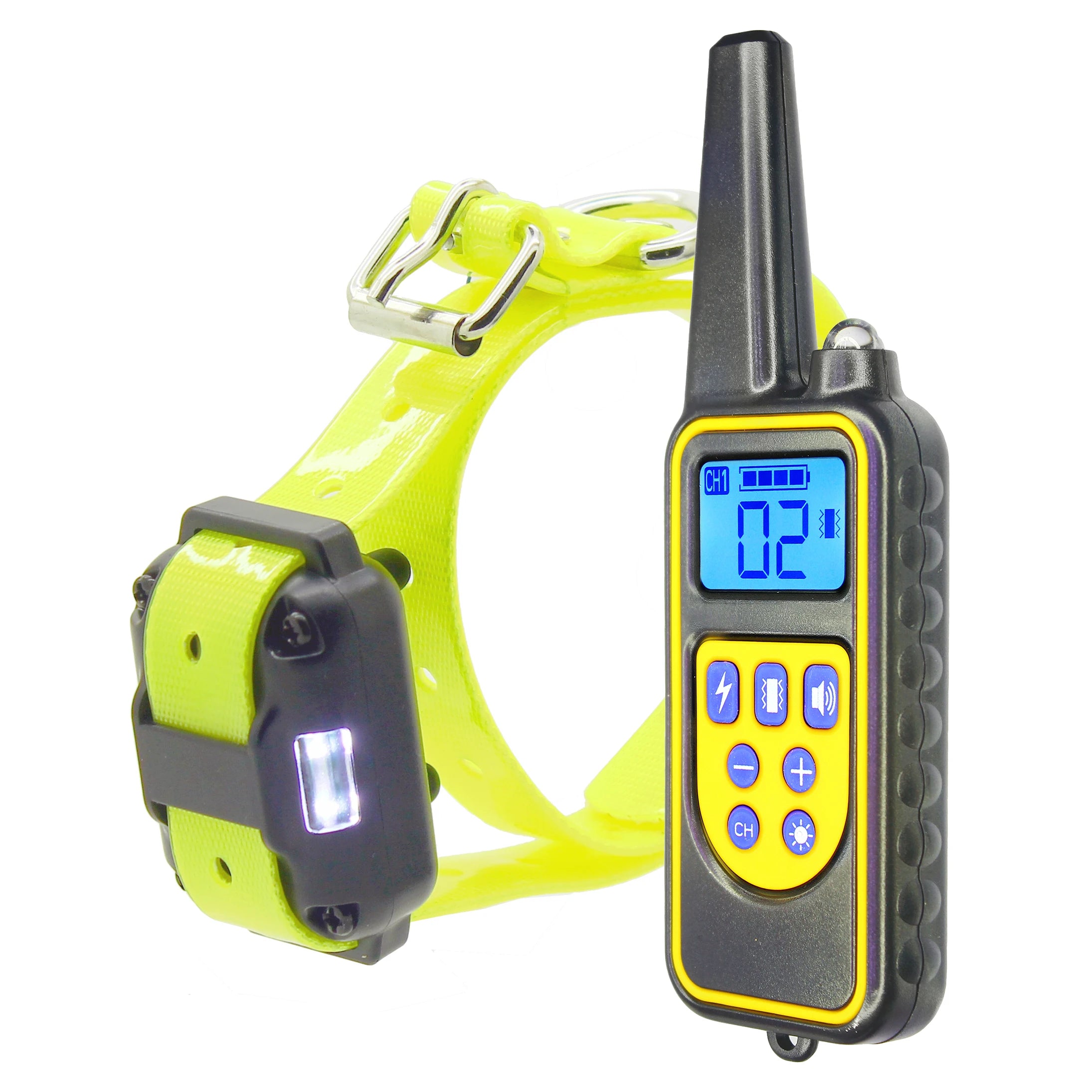 Electric Dog Training Collar with Remote Control and LCD Display  petlums.com   