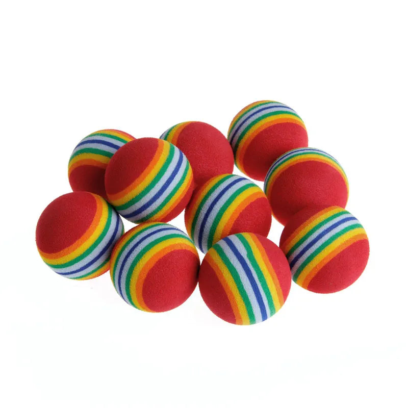 Colorful Interactive Cat Toy Ball Set for Playful Pets: Durable, Fun, and Vibrant!  petlums.com   