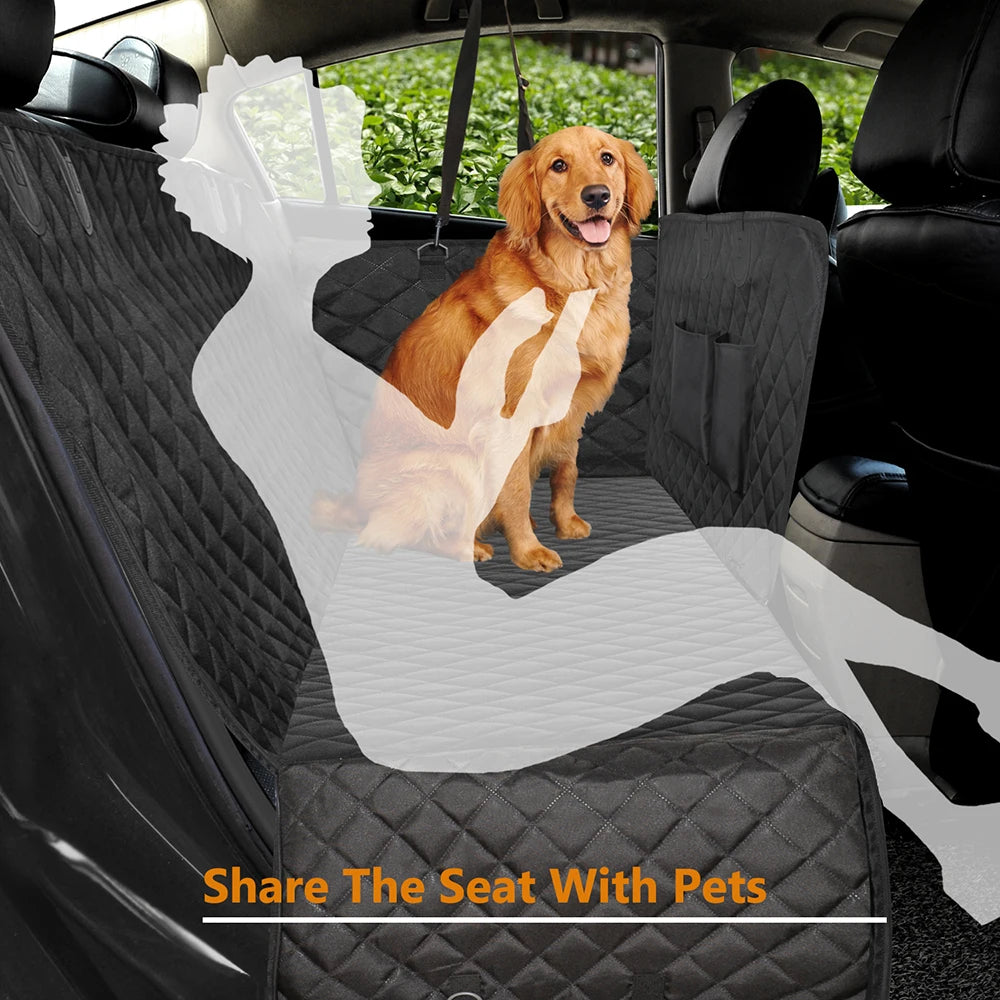Dog Car Seat Cover: Ultimate Waterproof Pet Hammock Protector  petlums.com   