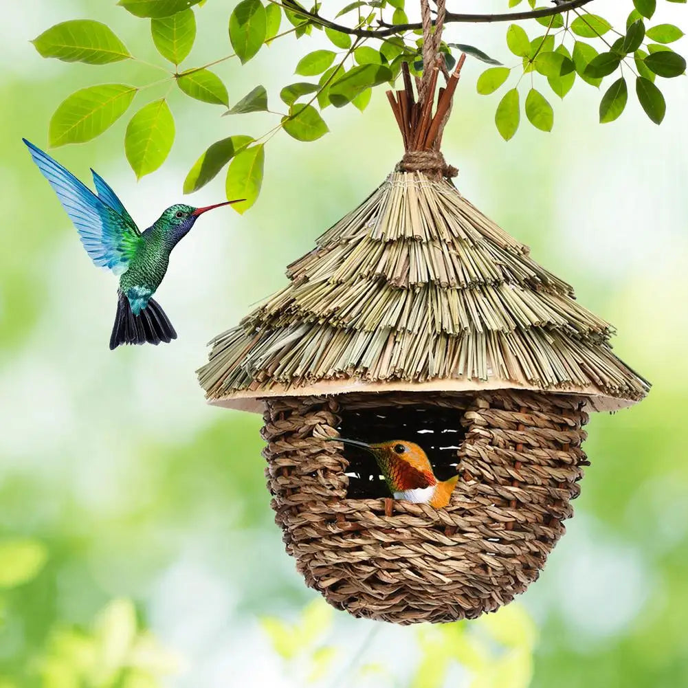 YOUZI Hummingbird Nest House for Garden Patio Decor  petlums.com   