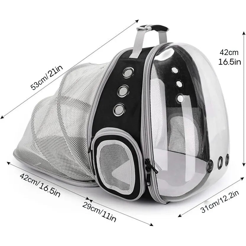 Cat Bubble Space Backpack: Fashionable and Comfortable Pet Travel Solution  petlums.com   
