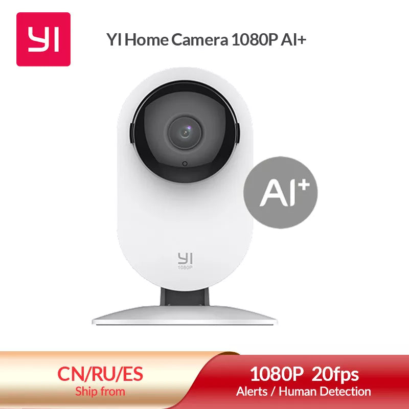 YI Smart Home Camera: AI-Powered Security System with Night Vision  petlums.com 1pc EU plug CHINA