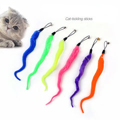 Funny Cat Feather Stick Toy Set | Interactive Kitten Accessories