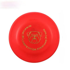 Dog Rubber Flying Saucer Toy: Interactive UFO Training Chew Disc