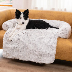 Cozy Pet Sofa Bed: Washable Cat Dog Rug Cushion Protector