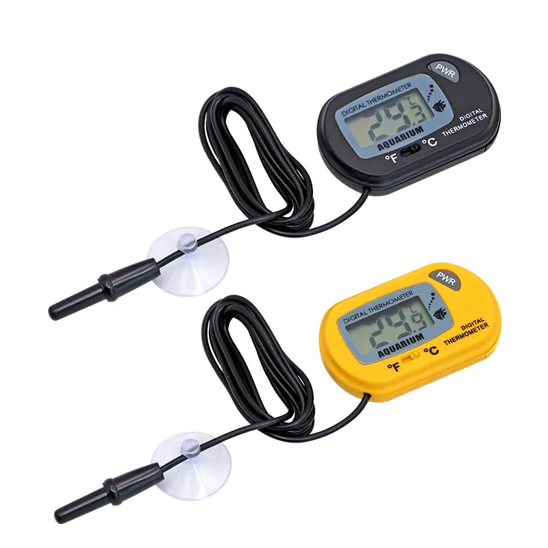 LCD Digital Aquarium Thermometer: High Accuracy, Waterproof Probe, Easy Installation  petlums.com   