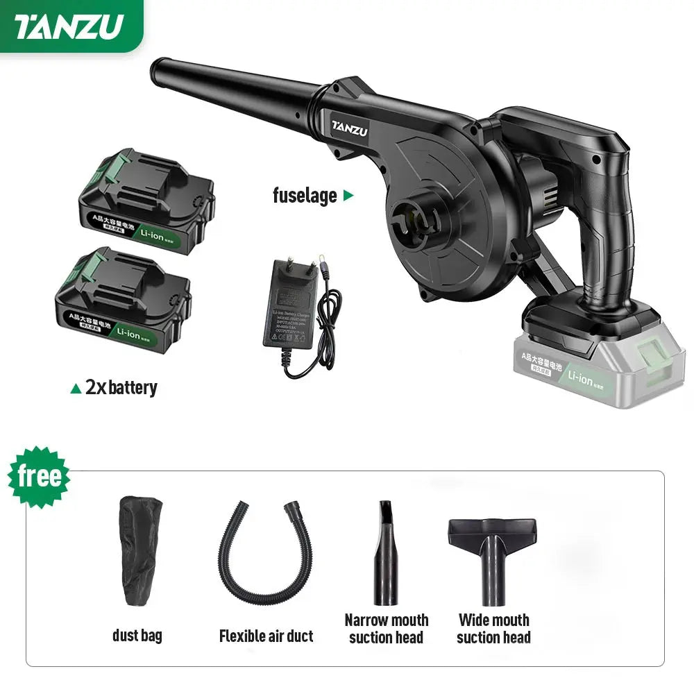 21V Cordless Blower: Powerful Battery Vacuum Cleaner for Various Uses  petlums.com   