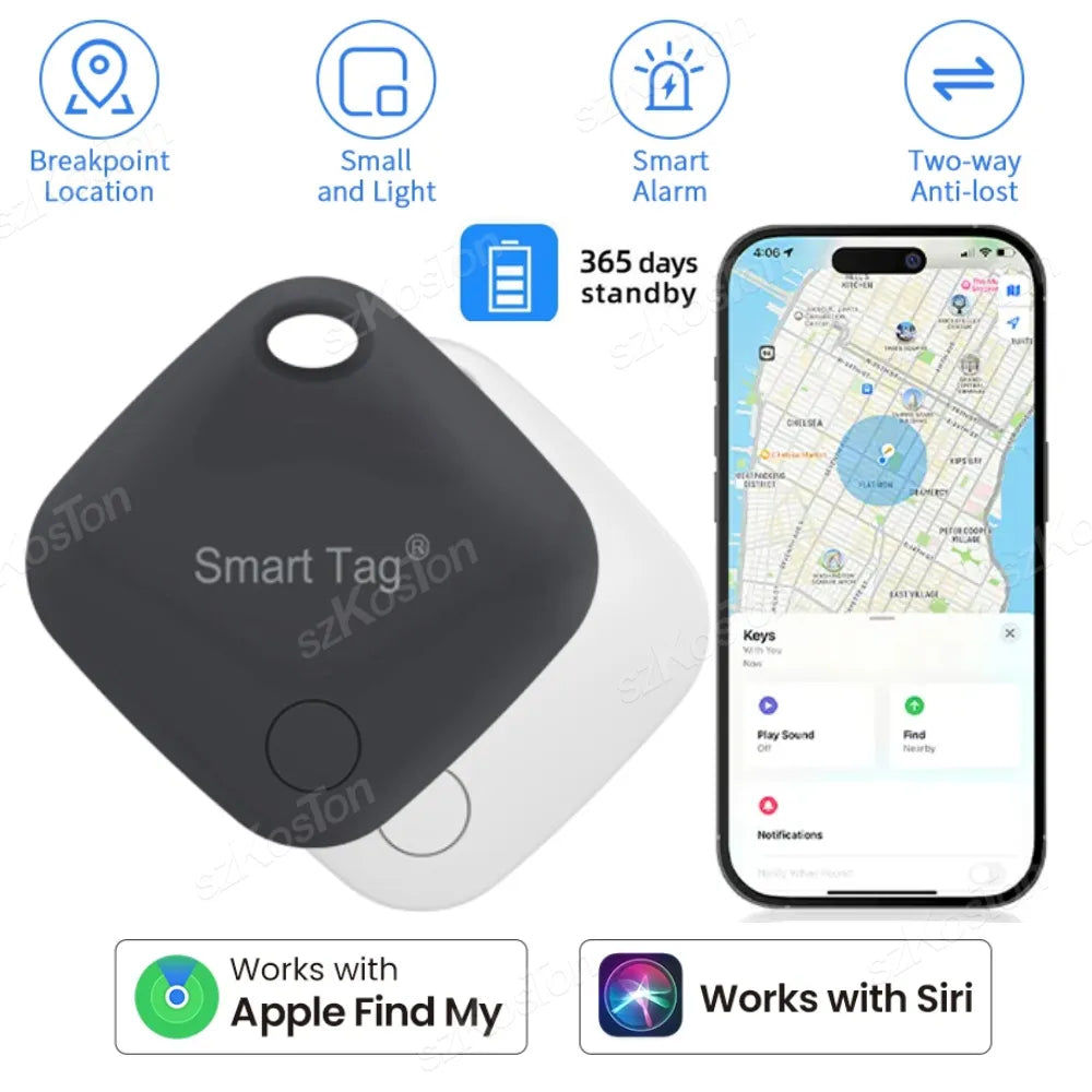 Smart GPS Tracker for Air Tag Key Finder and Anti-lost Alarm  petlums.com   