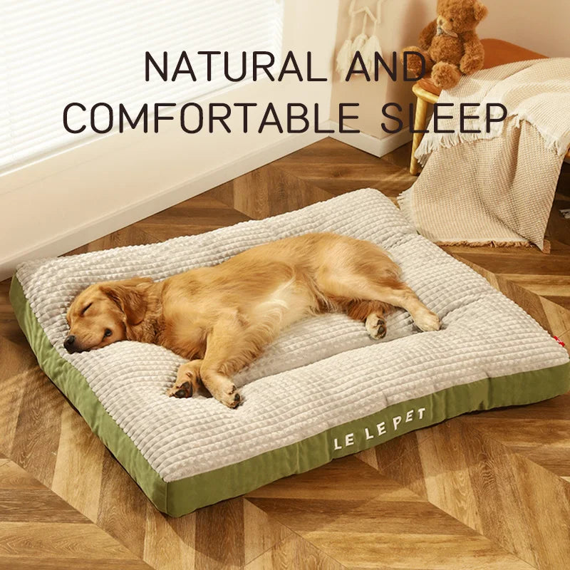 Warm Fleece Pet Bed: Cozy Mat for Small Medium Large Dogs  petlums.com   