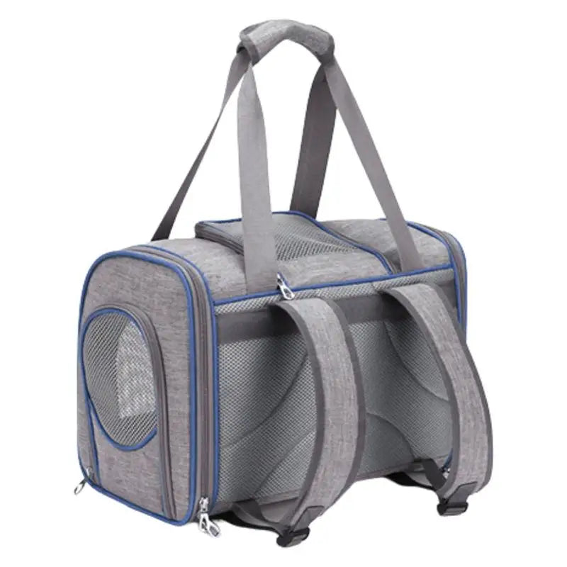 Soft Cat Carrier for Travel - Airline Approved, Collapsible, Portable Pet Bag  petlums.com   