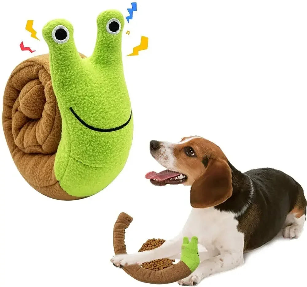 Interactive Snail Dog Toy: Engage, Stimulate, and Delight Your Pet!  petlums.com   