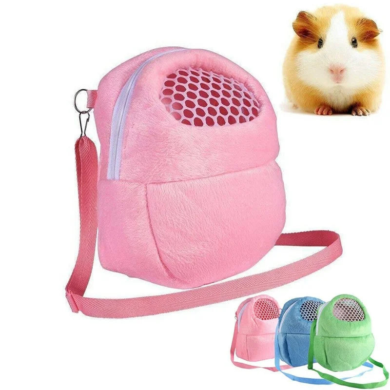 Cozy Velvet Pet Carrier for Small Pets: Safe Travel Bag & Bed  petlums.com   