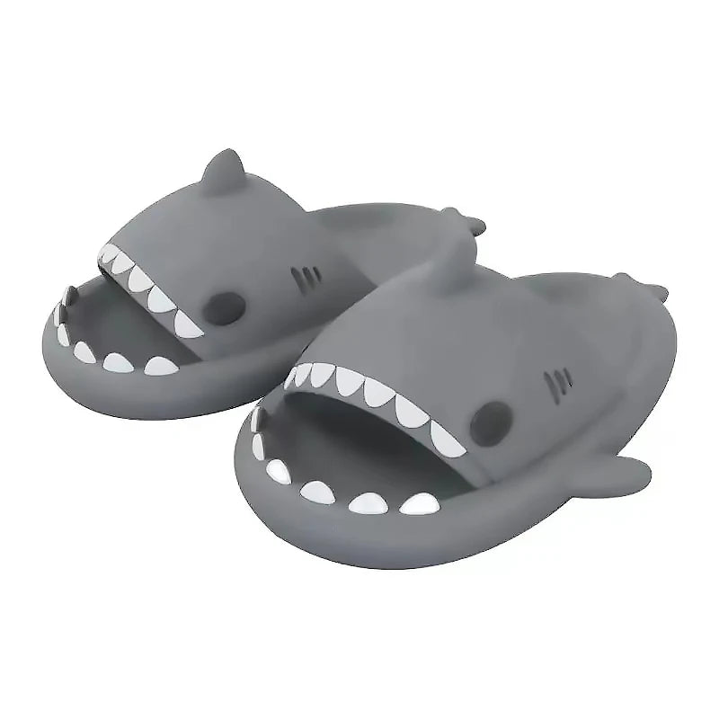 Summer Shark Slides: Stylish Anti-skid Family Slippers & Sandals  petlums.com   
