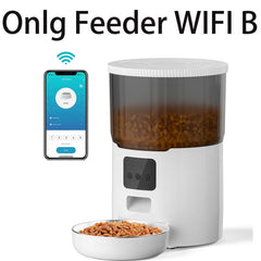 Smart Pet Feeder: WIFI Automatic Food Dispenser & Drinking Fountain