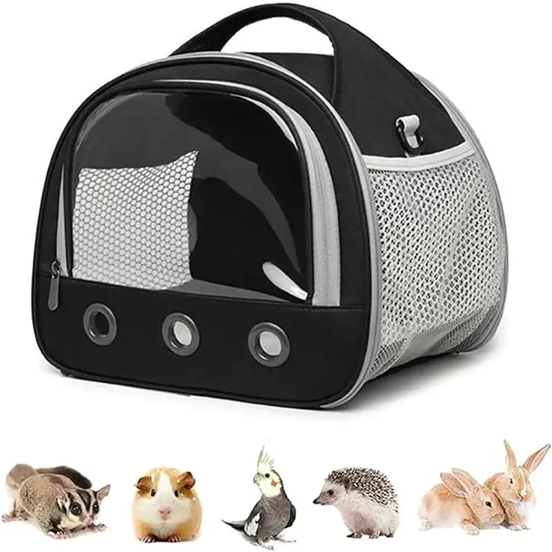 Portable Small Animal Carrier Bag: Breathable & Compact Pet Transport Solution  petlums.com   