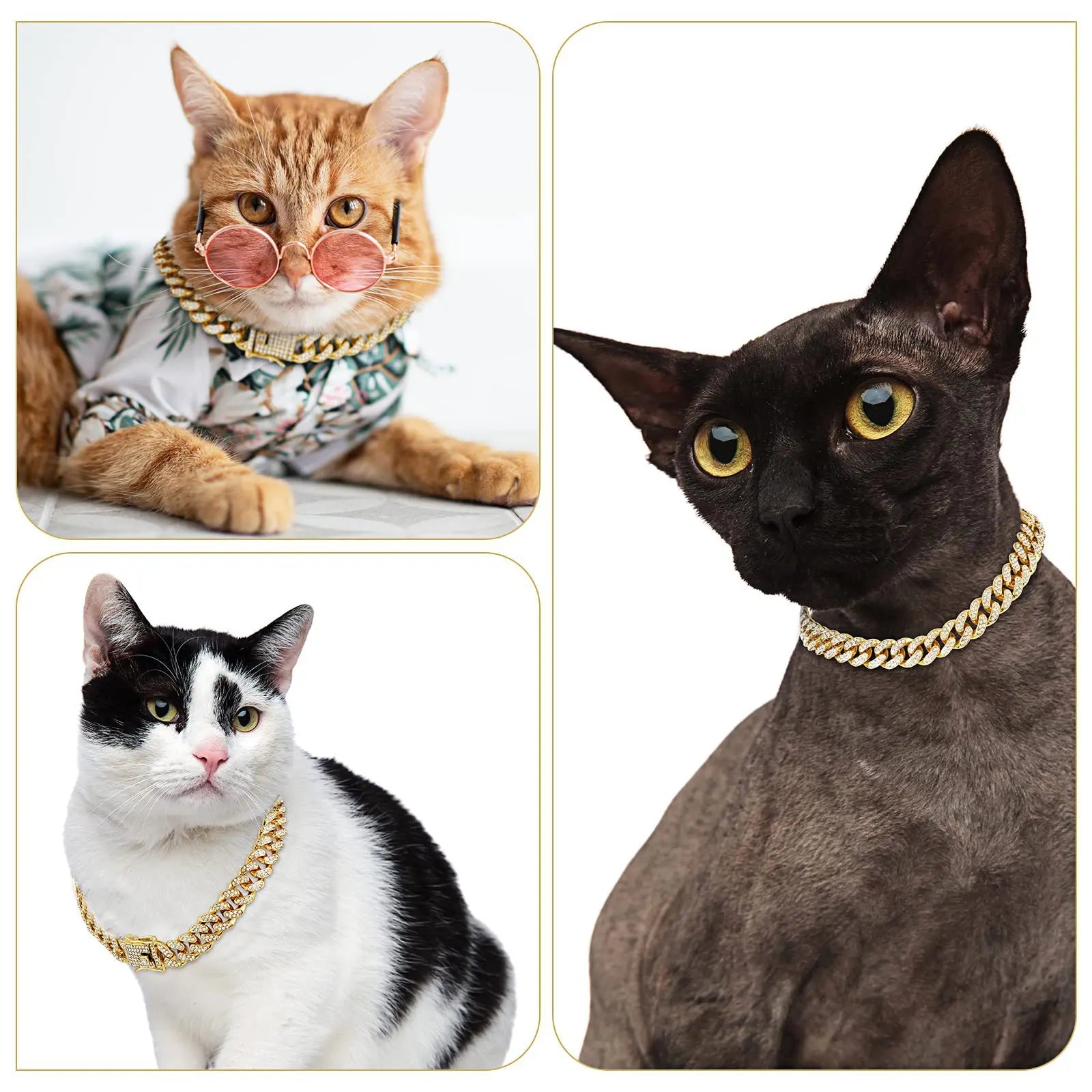 Diamond Dog Chain Cuban Collar - Luxury Pet Jewelry & Accessories  petlums.com   