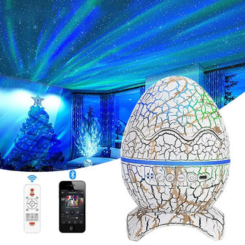Dinosaur Egg Galaxy Projector: Mesmerizing Starry Night & Nebula Bluetooth Lamp  petlums.com Phnom Penh CHINA 