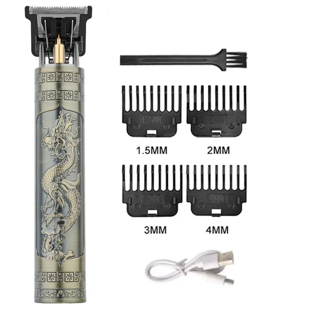 Wireless Hair Clipper for Men: Effortless Precision, Long Usage Time, Adjustable Length - Upgrade Your Grooming Routine  petlums.com DragonA-no box  